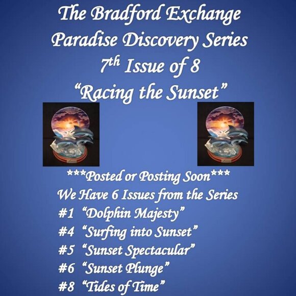 The Bradford Exchange Paradise Discovery Series Vintage Collector Plates - Picture 2 of 11